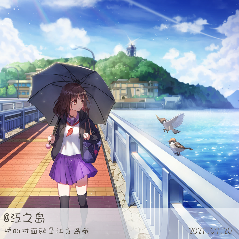 江岛大桥：桥的对面就是江之岛哦